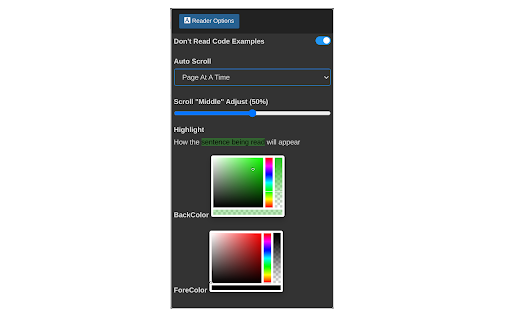 Web Page Reader TTS Text To Speech