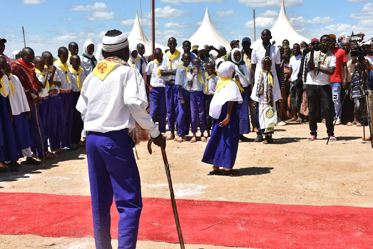 Enterntainment during the 60th Madaraka Day celebrations in Merti, Isiolo County on June 1, 2023