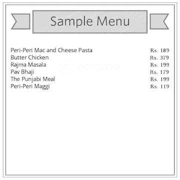 Canteen Central menu 