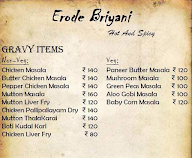 Erode Biryani menu 4