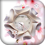 Flower Clock Live Background  Icon