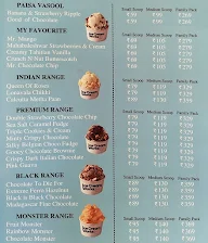 Ice Cream Works menu 1