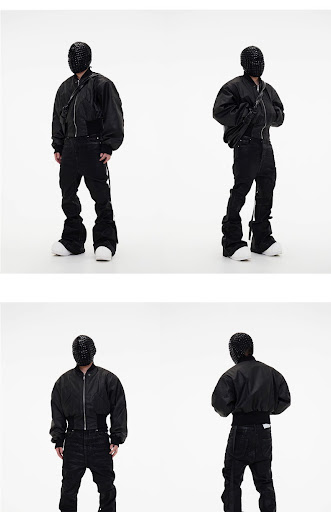 Title 12, Horn Mopping Floor Accumulation Denim Pants wit...