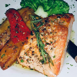 Salmon Vesuvio Dinner