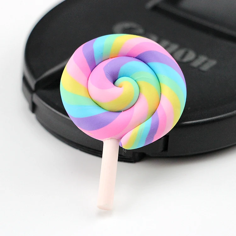 Title 2, Enfeites de sapatos Flor Lollipop Macaron Caver...