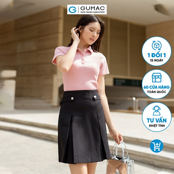 [Bst Mới Ra Mắt Tháng 6] Áo Thun Gân Polo Thời Trang Gumac Atd06063