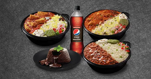 Any 3 Rice Bowls [FREE Choco Lava Delight Cake & Pepsi]