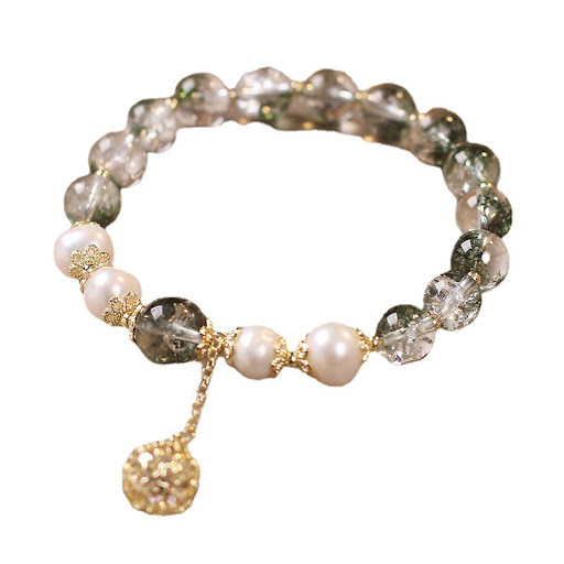 Title 2, National Style Retro Green Ghost Beaded Bracele...
