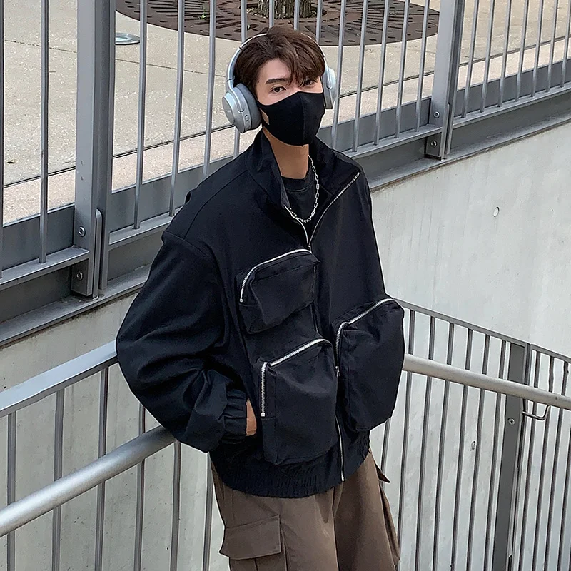 Autumn Workwear Jacket All-matching Fashion Brand. Stay stylish and comfortable this season with this versatile jacket. 