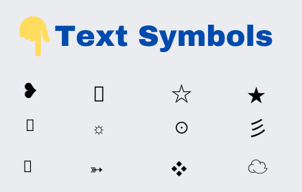 Text Symbols Preview image 0