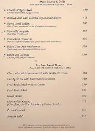 Aqua Lounge - Hotel Aurora Towers menu 2