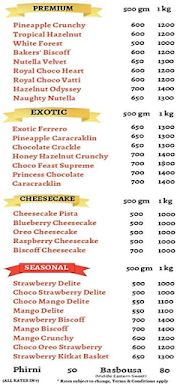 Bakers & More menu 6