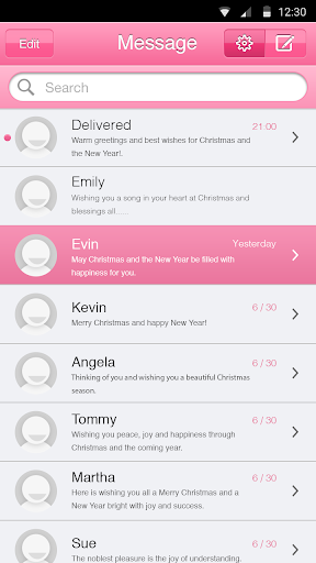 Candy Pink Theme-Messaging 6