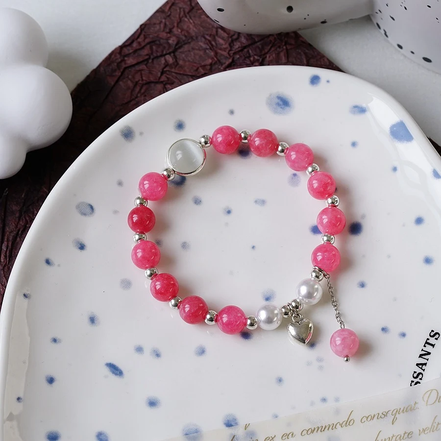 Title 3, Bracelet femme perles et cristaux, un bijou élé...