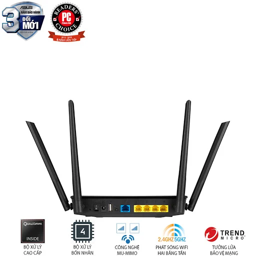 Bộ định tuyến / Router Wifi ASUS RT-AC59U (Mobile Gaming)