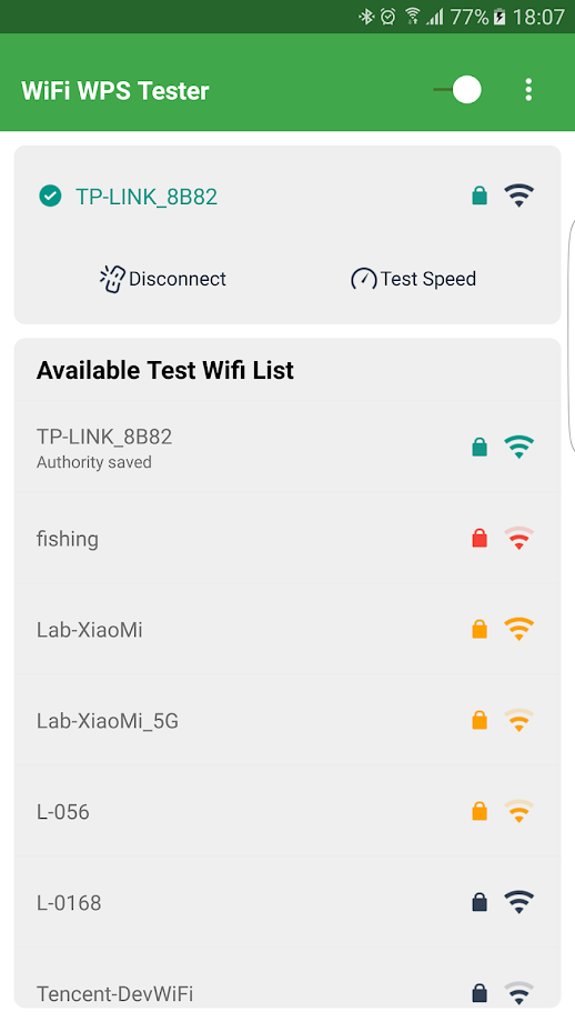 WiFi WPS Tester