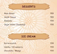 Dosa Palace menu 4