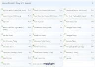 Kissan Dairy And Sweets menu 2