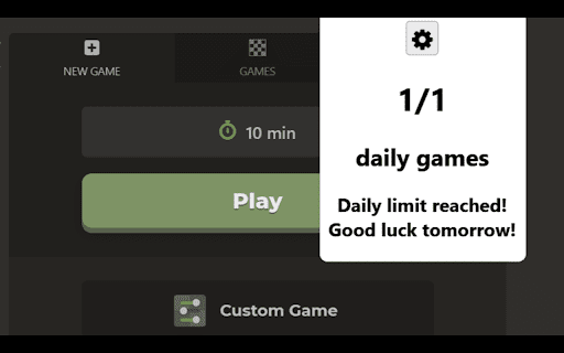 Chess.com Daily Games Limit