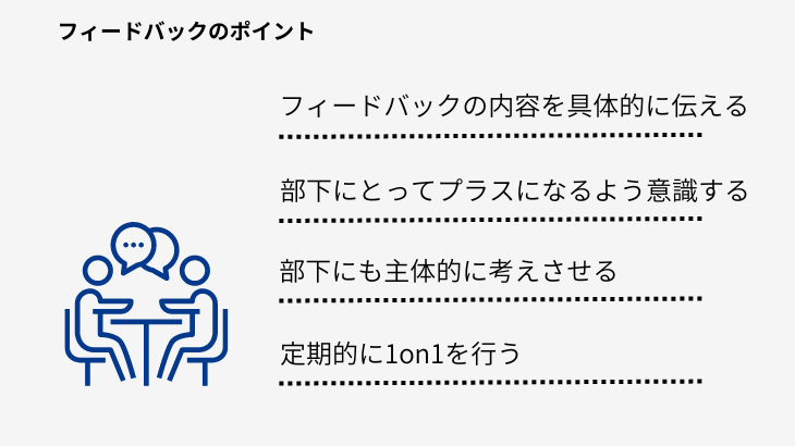 営業　フィードバック　ポイント