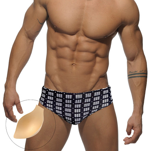 Title 8, Mens Mesh Print Quick-drying Training Briefs, ...