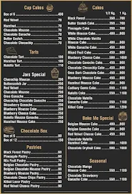 Bake Me A Wish menu 1