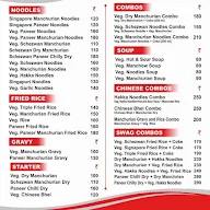 China Town Chinese Hub menu 1