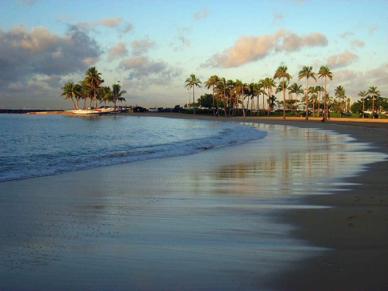 Going to Waikiki beach in Honolulu is amongst the most scenic experiences you can get in Hawaii 