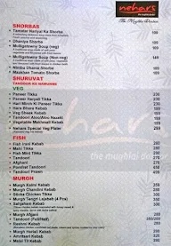 Nehars - The Mughlai Darbar menu 1