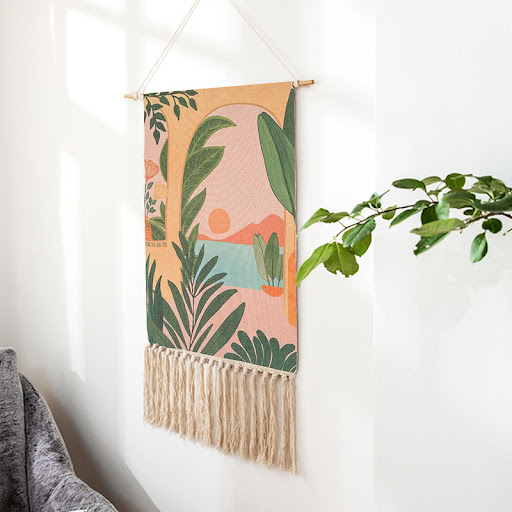 Title 1, Hand-woven Homestay Tassel Tapestry Decoration ...