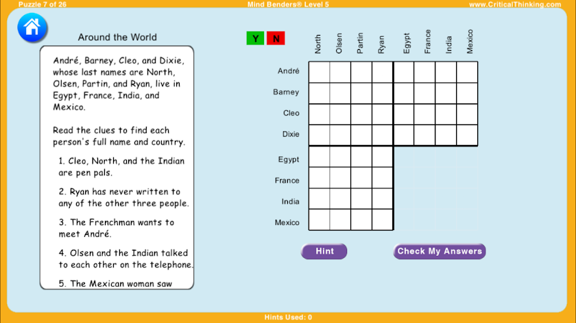 Mind Benders® Level 5 (Free) Screen 2