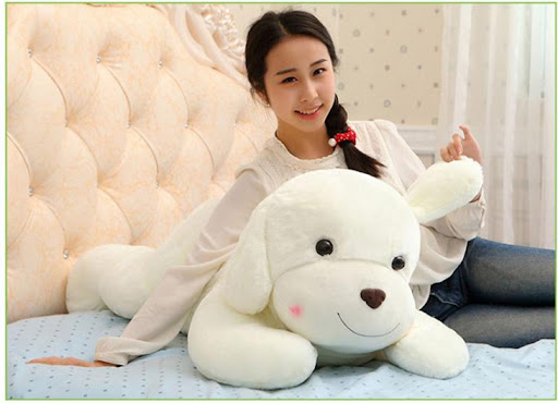 Title 2, Cute dog plush toy perfect for snuggling and cu...