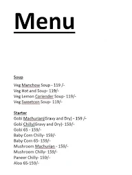 Veg Khana menu 2