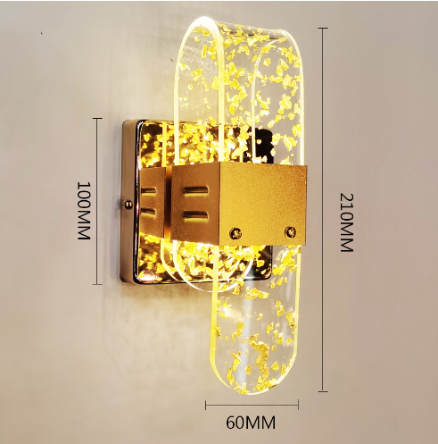 Dimbare Acryl Achtergrond Muur Gangenverlichting. Creëer een moderne sfeer in huis met deze aanpasbare en stijlvolle verlichting.