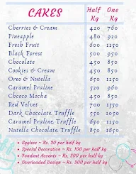 Sugar Crumbs menu 6