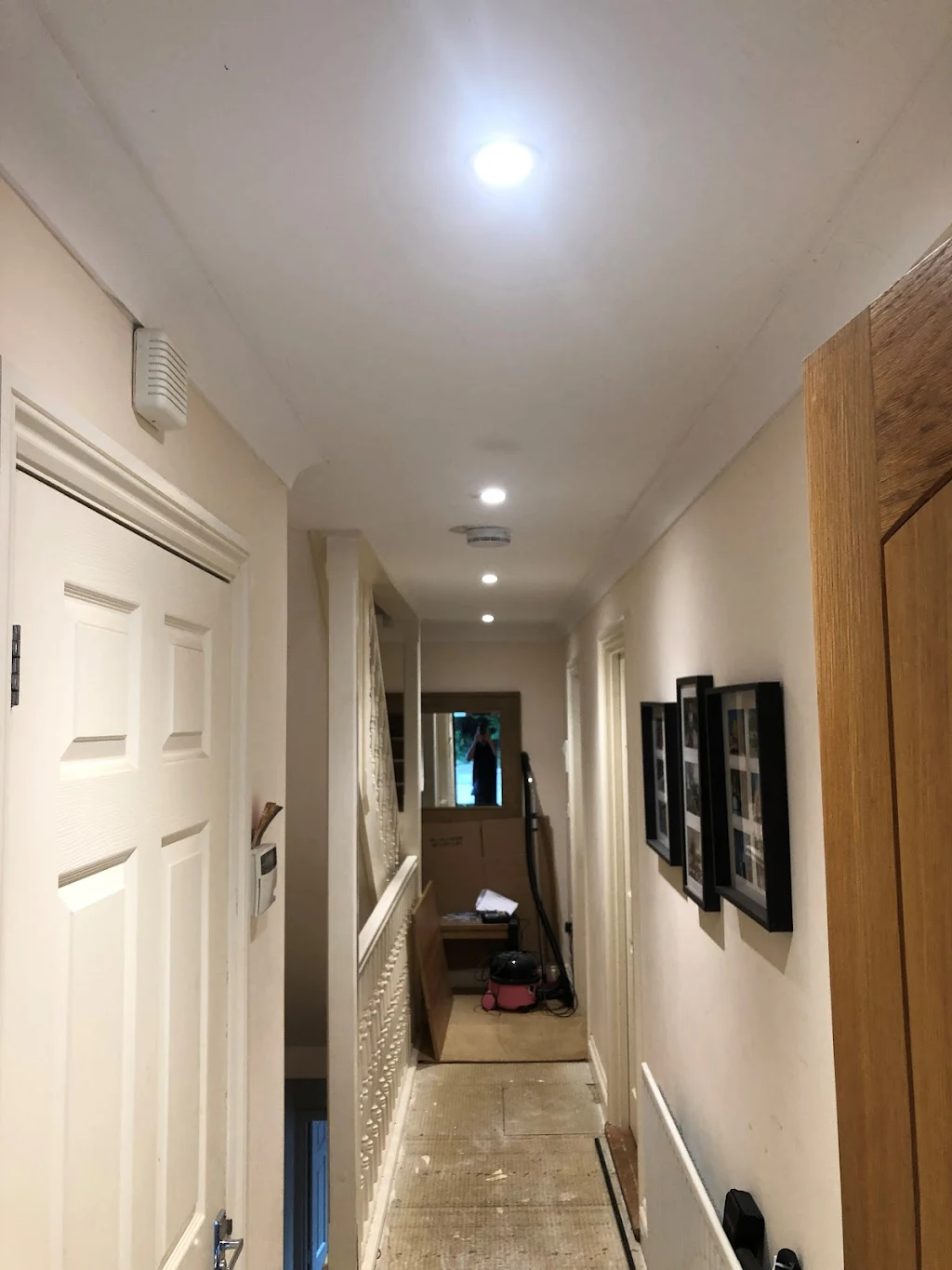 Album cover: New fire rated down lights 
