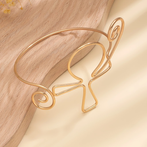 Title 9, Fashion Retro Irregular Winding Closed Loop Ear...