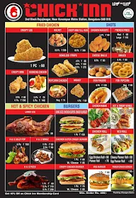 Chick Inn menu 2