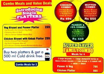 Viva Hyderabad menu 
