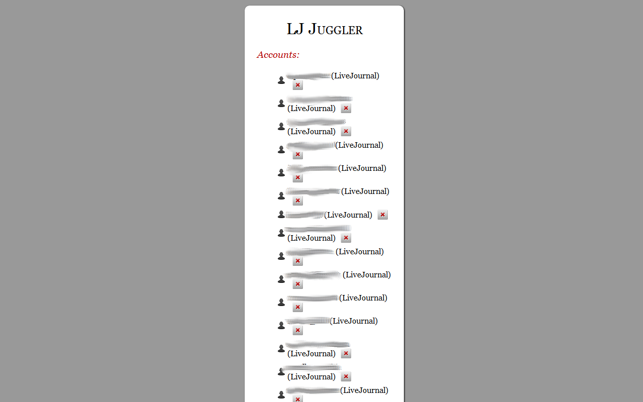 LJ Account Juggler Preview image 2