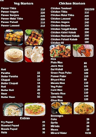 Rebecca Biryani Center menu 1