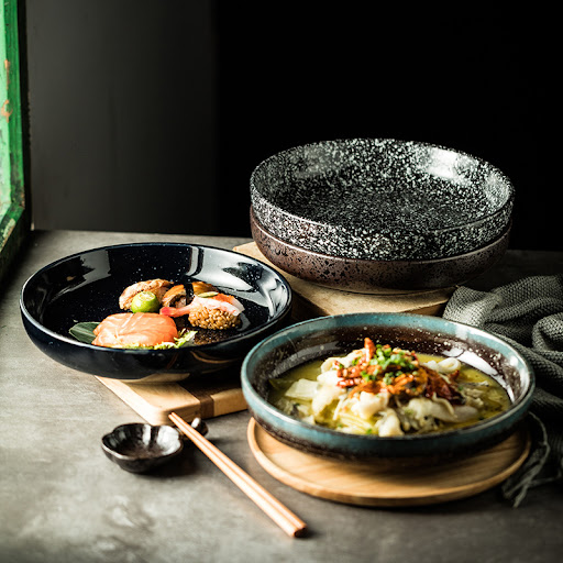 Title 8, Japanese Ceramic Plates Sushi Dish Tableware Tr...