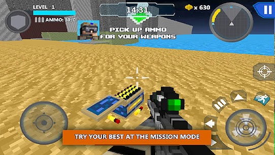 Cube Wars Battle Survival MOD (Unlimited Move) 4