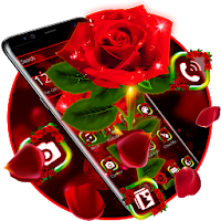 Shiny Red Rose Theme