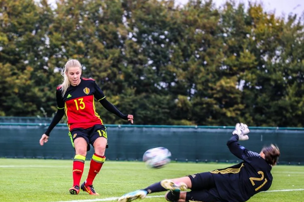 Tine Schryvers, Aline Zeler, Janice Cayman en Ives Serneels doen hun zegje na 6 op 6 tegen Rusland