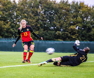 Tine Schryvers, Aline Zeler, Janice Cayman en Ives Serneels doen hun zegje na 6 op 6 tegen Rusland