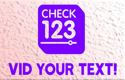 Vid Your Text by Check123 Preview image 0