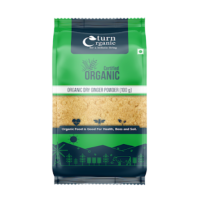 Turn Organic Dry Ginger Powder 100 Gm