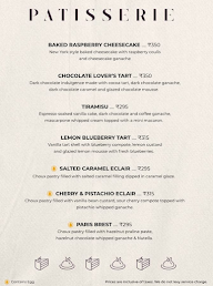 The Pastry Journal menu 5