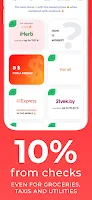 Cashback from any purchases Screenshot
